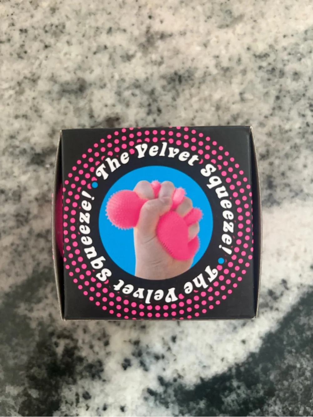 Nee Doh Fuzz Ball Velvet Squeeze toy Pink, Blue, Purple 3 piece NEW Authentic